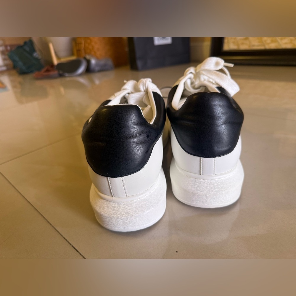 STEVE MADDEN FROSTED WHITE   And Black  SNEAKERS  MEN'S US Size 14 M - Picture 13 of 16